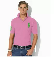 t-shirt ralph lauren man pas cher cool rose vert,polo armani blanc